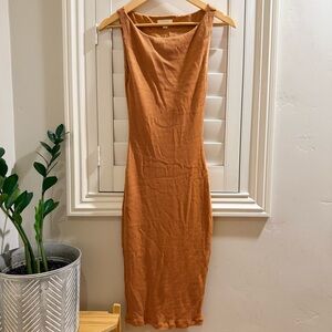 Kookai Tan Midi Dress